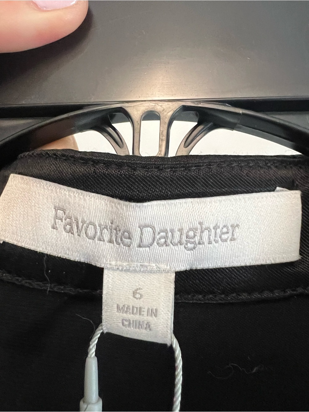 NWT Favorite Daughter the Dinner Party Black Satin Mini Dress - Picture 4 of 6